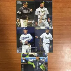 プロ野球 サイン入りカードセット