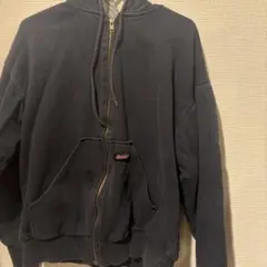 Dickies ネイビー フード付きパーカー