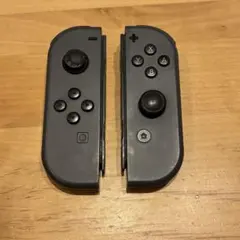 ジャンク品 Nintendo Switch グレー ジョイコン　2個セット