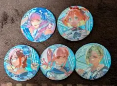 マクロスΔ 10周年展 手塚治虫記念館 オーロラ缶バッジ 5種セット