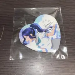 ラブライブサンシャイン　ハート缶バッジ　 松浦　果南