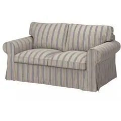 IKEA エークトルプ ストライプ 2人掛けソファ