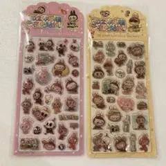 ラブブ　ボンボンドロップシール　夜行シール　立体シール　Labubuシール