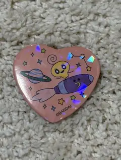 大たまごっち展 ハート型缶バッジ めめっち