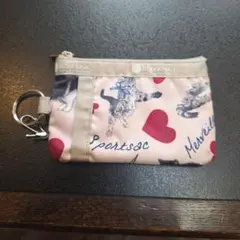 LeSportsac 猫とハートのパスケース