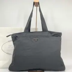 プラダ テスートナイロン トートバッグ ハンドバッグ 黒 ユニセックス