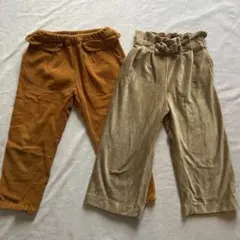 キッズ　女の子　コーデュロイ ロングパンツ 2本セット　130 Seraphのサムネイル