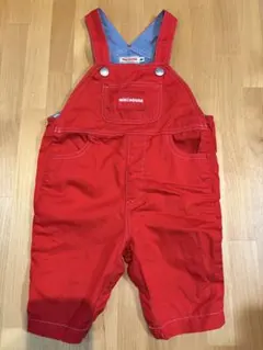 miki HOUSE 赤 オーバーオール