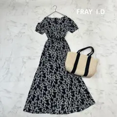 美品！FRAY I.D花柄ワンピース、カッシュクールフラワーワンピースのサムネイル