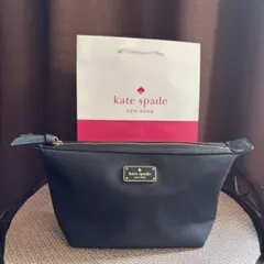 kate spade ブラックポーチ