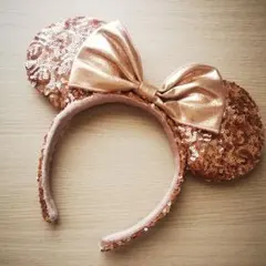 disney スパンコールカチューシャ ミニー