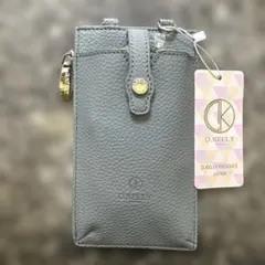 未使用新品 D.KELLY スマホショルダーバッグ　青