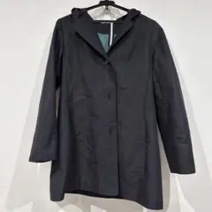 美品⭐︎黒のトレンチコート（緑の裏地付き）