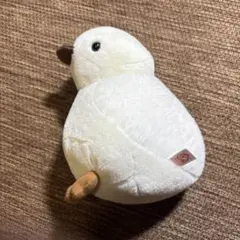 雷鳥　ライチョウ　ぬいぐるみ　冬毛