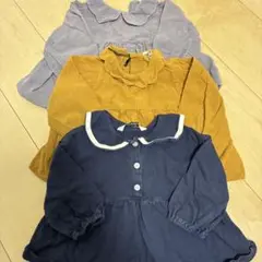 バースデイ チュニック 3点セット 80〜90cm コーデュロイ セーラー