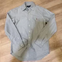 Ralph Lauren クラシックフィット 長袖シャツ グレー