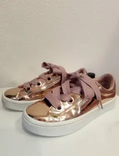 [23cm]SKECHERS レディース スニーカー メタリックピンク