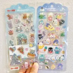 【正規品】トムとジェリー　はぴだんぶい ドロップジェリーシール　サンリオ　2枚
