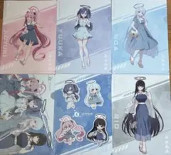 ブルーアーカイブ コラボクリアファイル6枚セット