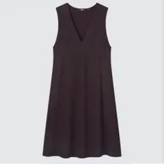 【美品 匿名配送】ブラッシュドジャージージャンパースカート