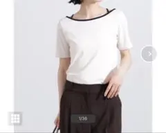 バックオープンリボンカットソーのサムネイル