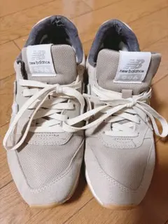 New Balance WL996 24cm ベージュ スニーカー 使用感あり