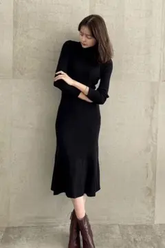 【LOVAN】タートルニットマーメイドワンピース