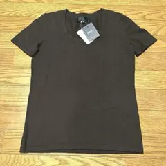 【新品未使用】UNTITLED 半袖ニット ダークブラウン