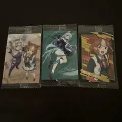 ウマ娘　キャラクターブロマイド　3枚　　セット売り