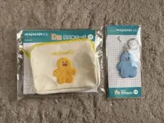mojojojoくじ D賞相良織ポーチ 1点 F賞 刺繍キーホルダー 1点