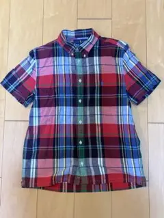 Ralph Lauren チェック柄 半袖シャツ 170cm