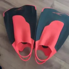 スピード　S フィン オレンジ/ブラック