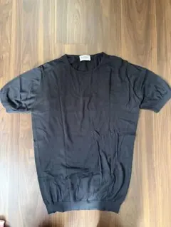 JOHN SMEDLEY 30GシーアイランドニットT BELDEN ネイビーS JOHN SMEDLEY（ジョンスメドレー） クルーネック半袖ニット BELDEN