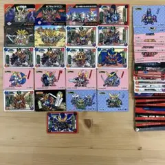 SD戦国伝 カードダス 約85枚　三代目大将軍 闇将軍 四天王 武者荒烈駆主他 SD戦国伝 カードダス 約85枚 三代目大将軍 闇将軍 四天王 武者荒烈駆主