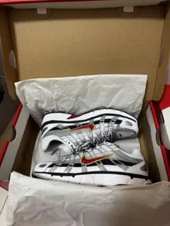 【新品】NIKE P-6000 ナイキ スニーカー メンズ シルバー カジュアル