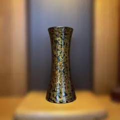 黒金葉模様の線香立て