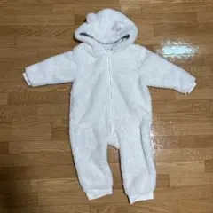 next baby★ボアカバーオール12-18mホワイト