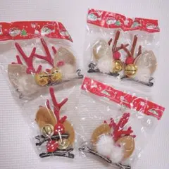 クリスマス ヘアアクセサリー クリスマス 飾り 可愛い 髪飾り サンタのサムネイル