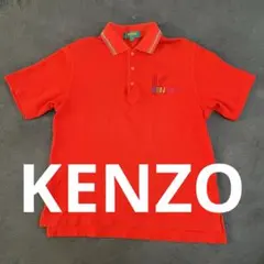 ケンゾー KENZO ポロシャツ 赤 刺繍 サイズ2 ゴルフのサムネイル