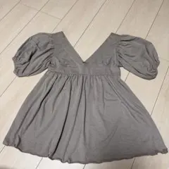 新品 DURAS 半袖 チュニック トップス グレー デュラス y2kのサムネイル
