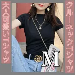 M Tシャツ スタンドカラー モックネック  カットソー 半袖  シンプル