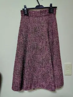 PROPORTION BODY DRESSING ツイードイレヘムフレアスカート