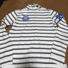 ストライプハイネックシャツサイズ1