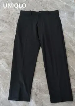 ユニクロ　EZYアンクルパンツ　ブラック　L