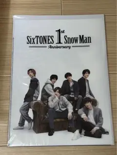 SnowMan SixTONES 1st Anniversaryクリアファイル