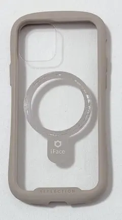 iFace iPhone12/12ProケースMagSafe対応クリア ベージュ