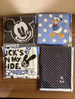東京ディズニーリゾート　ミニタオル3枚、ハンカチ1枚セット
