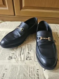 【完売品】GU リアルレザー　ビットローファー　26.5cm