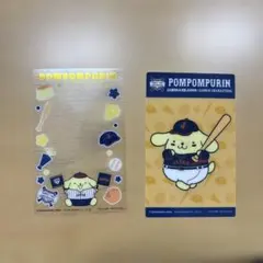 タイトーくじ 侍ジャパンくじ　ポムポムプリン クリアカード