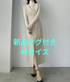 新品タグ付 Louere ルエレ フロントダブルジップIラインジャンパースカート